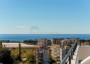 Spacious furnished 3+1 apartment in a modern residential complex in Avsallar