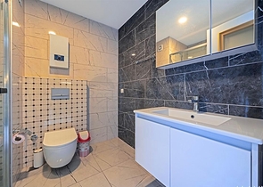 Spacious furnished 3+1 apartment in a modern residential complex in Avsallar