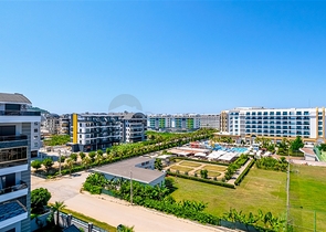 Penthouse with sea view in a picturesque part of Kargicak