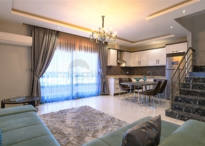 Penthouse with sea view in a picturesque part of Kargicak