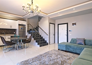 Penthouse with sea view in a picturesque part of Kargicak