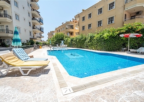 Cozy furnished 2+1 apartment near the beach in Tosmur area