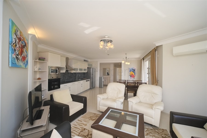 Furnished 2+1 Apartment in Cikcilli, Alanya – 100 m², Full Facilities