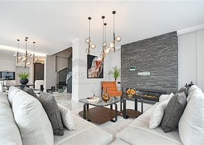 Modern 3+1 villa with panoramic sea views in Bektash area