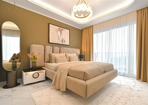 Modern 3+1 villa with panoramic sea views in Bektash area