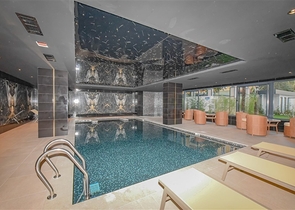 Modern 1+1 apartment in a new complex with sea view in the center of Alanya