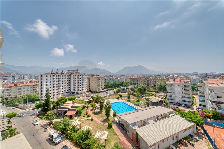 Spacious apartment with sea view in one of the best complexes in Alanya