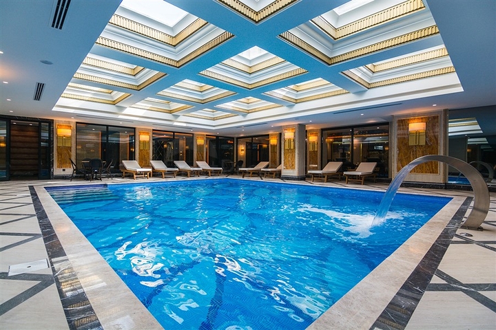 Spacious apartment with sea view in one of the best complexes in Alanya