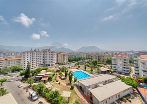 Spacious apartment with sea view in one of the best complexes in Alanya