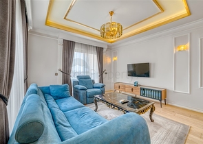 Spacious apartment with sea view in one of the best complexes in Alanya