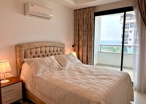 Sea-View 1+1 Apartment in Mahmutlar, Alanya – 65 m², Furnished