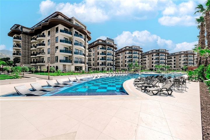 Modern 1+1 Apartment in Oba, Alanya – 51 m², Full Facilities