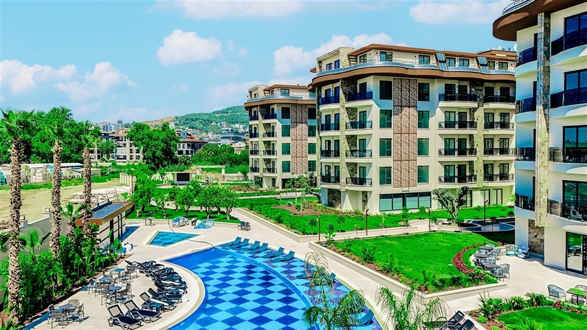 Modern 1+1 Apartment in Oba, Alanya – 51 m², Full Facilities