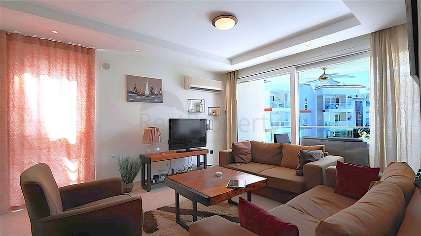 Spacious furnished 2+1 apartment in a well-maintained residential complex with rich infrastructure