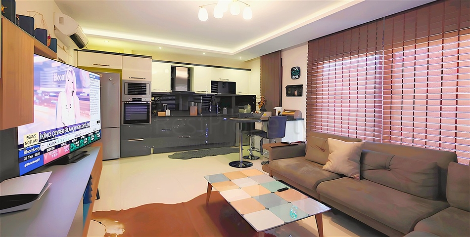 Furnished 2+1 Apartment in Tosmur, Alanya – 100 m², 380 m to Sea