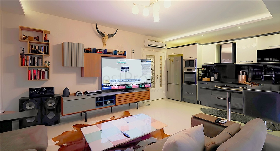 Furnished 2+1 Apartment in Tosmur, Alanya – 100 m², 380 m to Sea