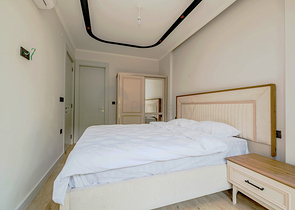 Modern apartment with a garden by the sea in a picturesque area