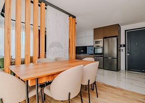 Modern apartment with a garden by the sea in a picturesque area