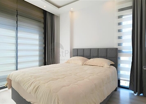 Furnished 1+1 Apartment in Cleopatra, Alanya – 52 m², Near Beach