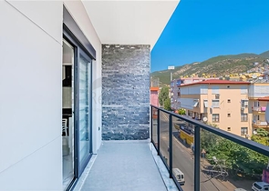 Furnished 1+1 Apartment in Cleopatra, Alanya – 52 m², Near Beach