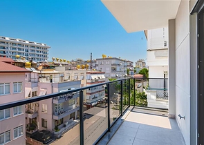 Furnished 1+1 Apartment in Cleopatra, Alanya – 52 m², Near Beach