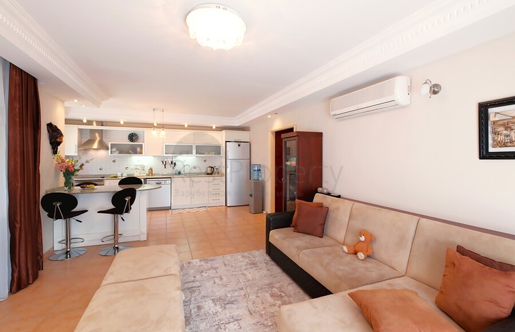 Furnished 2+1 Apartment for Rent in Oba, Alanya – Near the Beach