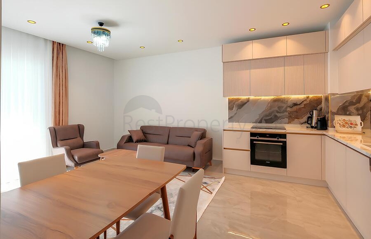 Furnished 1+1 Apartment in Tosmur, Alanya – 200 m from the Beach