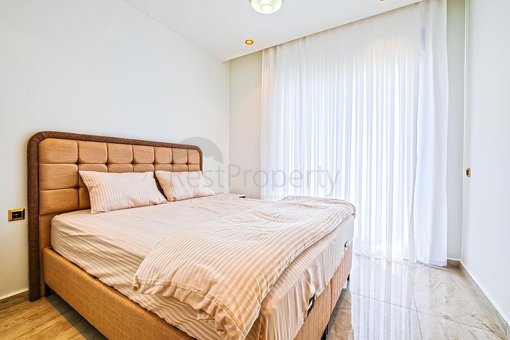 Furnished 1+1 Apartment in Tosmur, Alanya – 200 m from the Beach