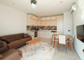 Furnished 1+1 Apartment in Tosmur, Alanya – 200 m from the Beach