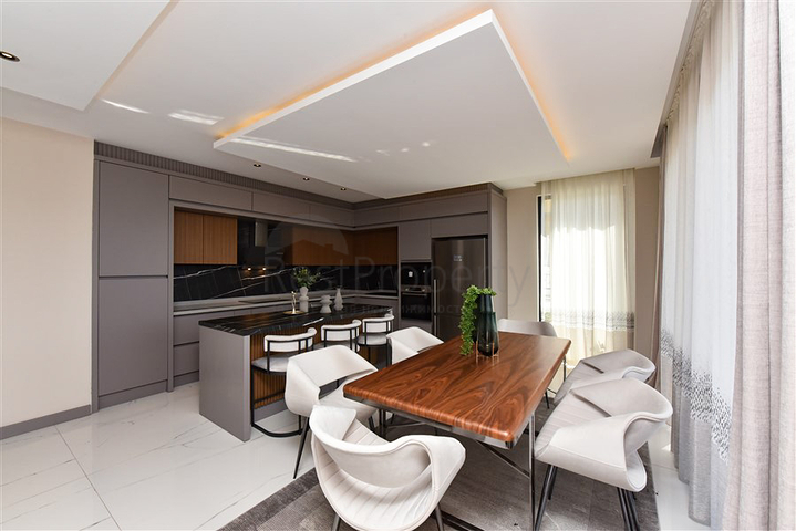 Sea-View 4+1 Smart Villas in Kargicak, Alanya – New Modern Complex