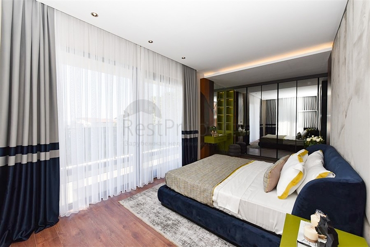 Sea-View 4+1 Smart Villas in Kargicak, Alanya – New Modern Complex