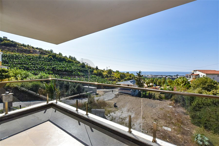 Sea-View 4+1 Smart Villas in Kargicak, Alanya – New Modern Complex