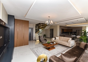 Sea-View 4+1 Smart Villas in Kargicak, Alanya – New Modern Complex