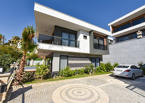 Sea-View 4+1 Smart Villas in Kargicak, Alanya – New Modern Complex