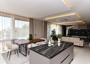 Sea-View 4+1 Smart Villas in Kargicak, Alanya – New Modern Complex