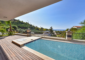 Sea-View 4+1 Smart Villas in Kargicak, Alanya – New Modern Complex