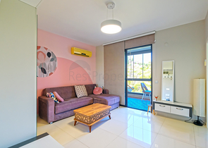 Sea-View 1+1 Apartment in Kestel with Full Facilities, 900 m from the Beach