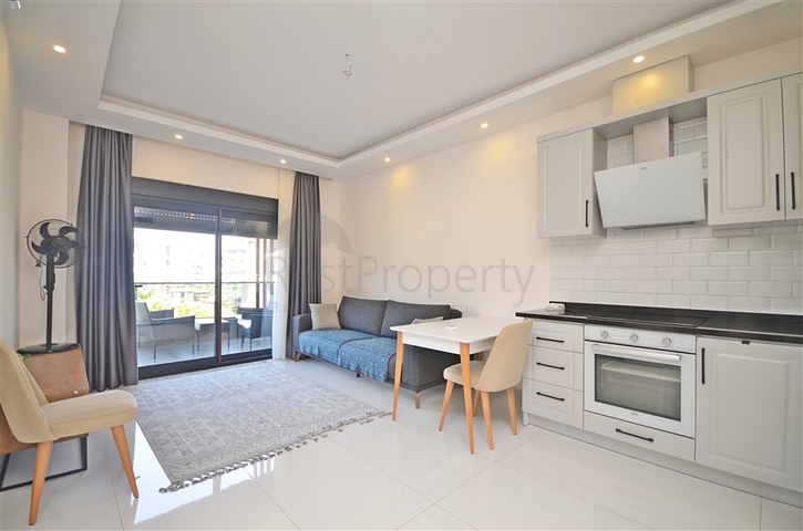 Sea-View 1+1 Apartment in Oba, Alanya – 55 m², Full Facilities