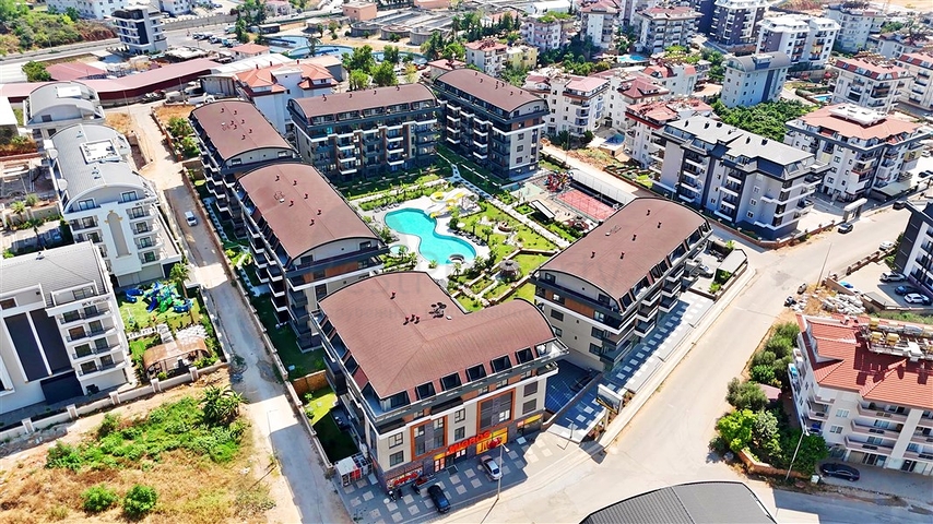 Sea-View 1+1 Apartment in Oba, Alanya – 55 m², Full Facilities