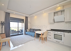 Sea-View 1+1 Apartment in Oba, Alanya – 55 m², Full Facilities