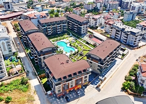 Sea-View 1+1 Apartment in Oba, Alanya – 55 m², Full Facilities