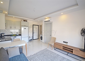 Sea-View 1+1 Apartment in Oba, Alanya – 55 m², Full Facilities