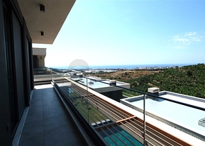 Luxury villa with sea view in Kargicak