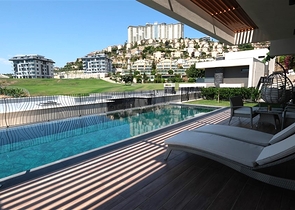 Luxury villa with sea view in Kargicak