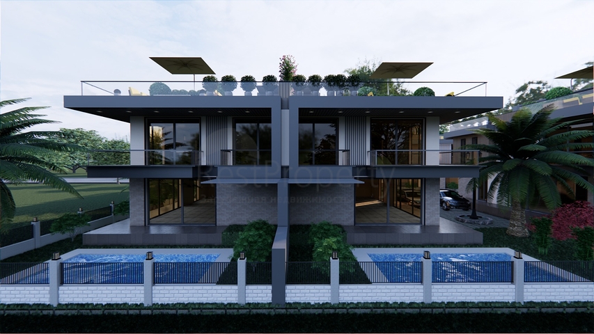 New 4+1 Villas with Private Pools in Döşemealtı Antalya | 2025