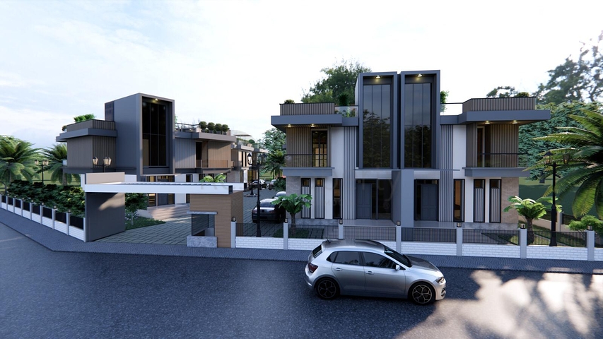 New 4+1 Villas with Private Pools in Döşemealtı Antalya | 2025