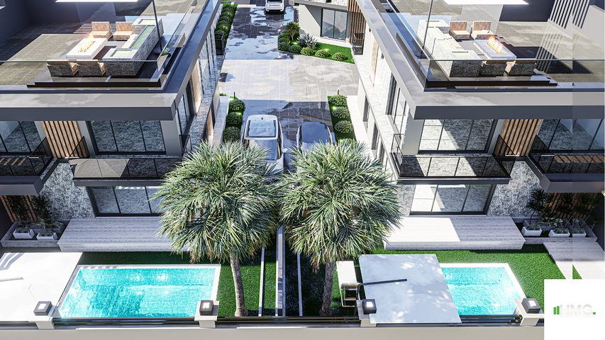 New 4+1 Villas with Private Pools in Döşemealtı Antalya | 2025