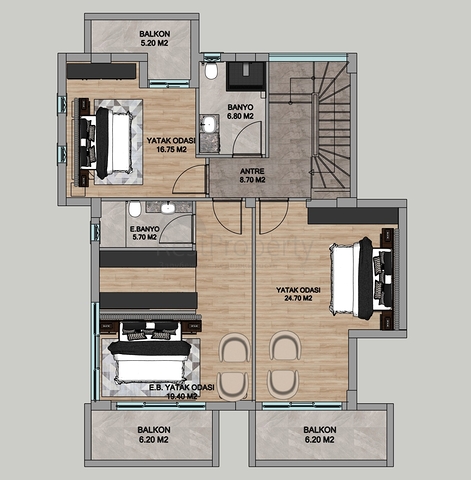 New 4+1 Villas with Private Pools in Döşemealtı Antalya | 2025