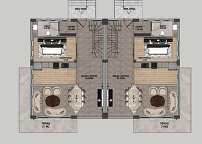 New 4+1 Villas with Private Pools in Döşemealtı Antalya | 2025