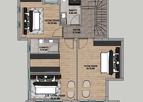 New 4+1 Villas with Private Pools in Döşemealtı Antalya | 2025